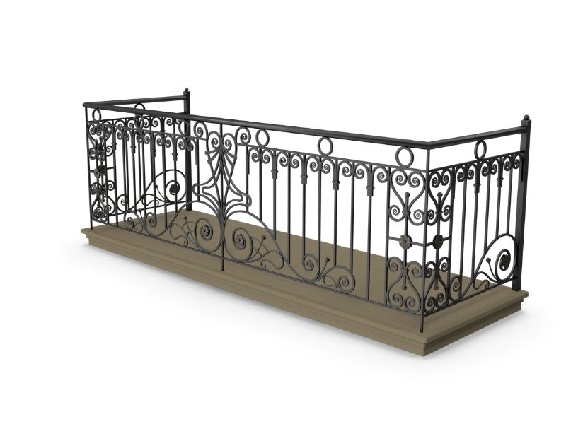 Garde-corps Aluminium et Fonte